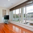 Large windows allowing for natural light