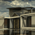 modern architecture 3D concept design render