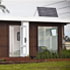 External Shot of the EcoShell - a modular building recycled from a shipping container
