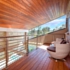 Shaded balcony view