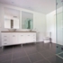Two basins each with its own mirror