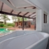 View overlooking pool, privacy
